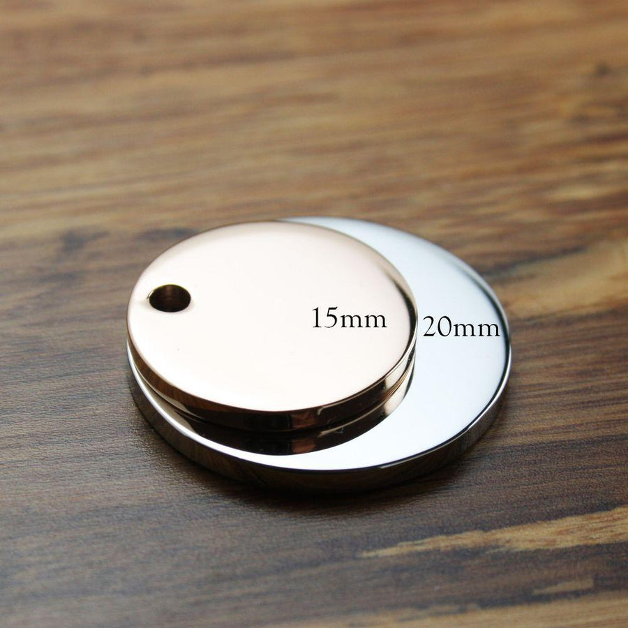 Silver Engraved Monogram Letter Pendant (3 font options)