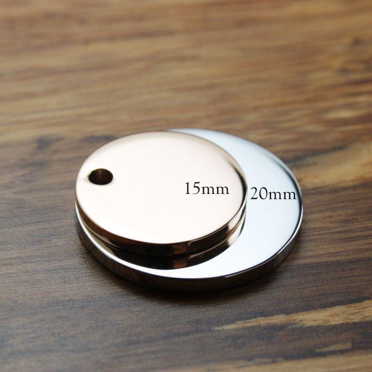 Rose Gold Monogram Letter Pendant (3 font options)