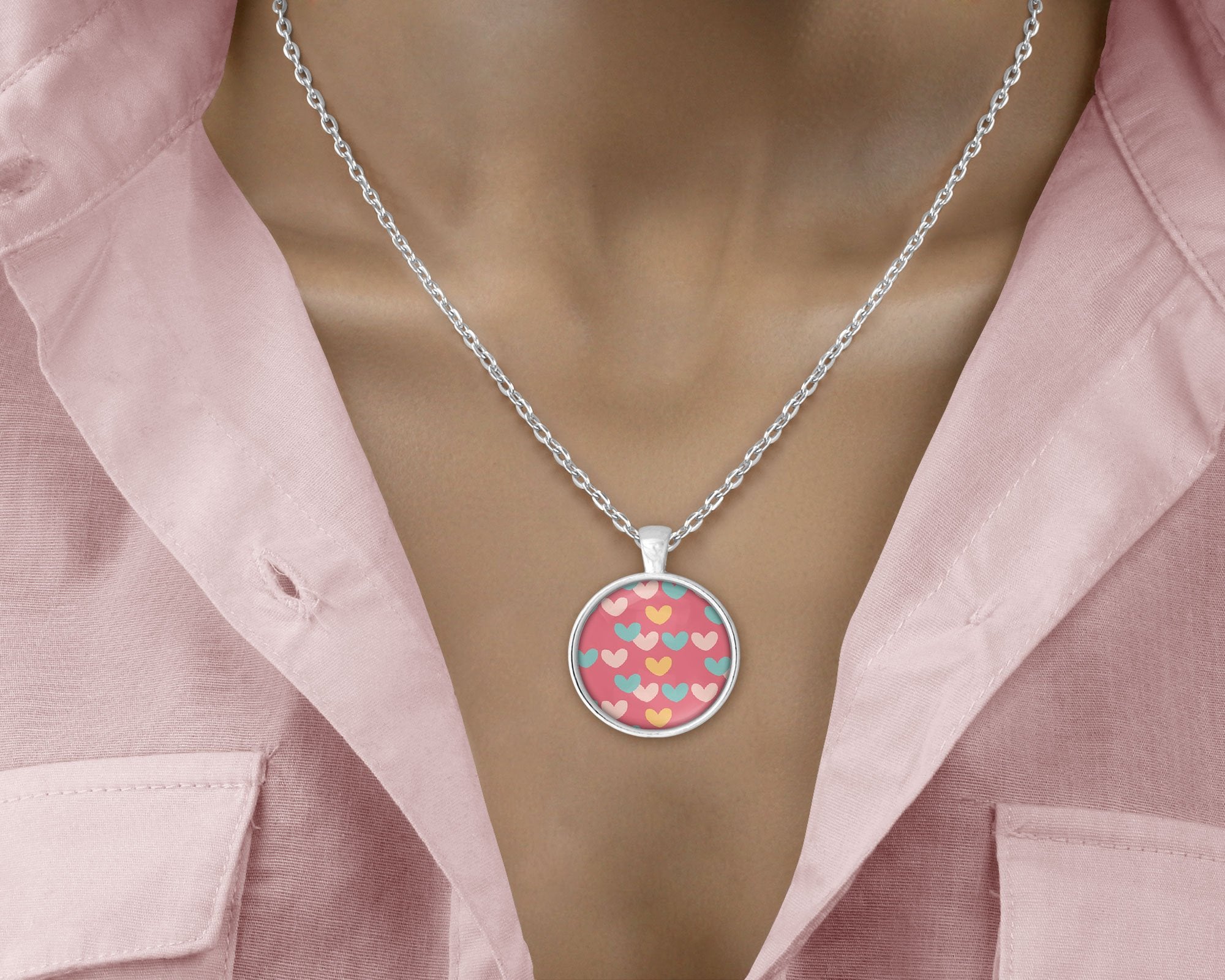 With all my heart - Love Lucy Pendant