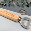 Wooden bottle opener - We may be the reason you drink
