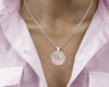 After the Storm - Love Lucy Pink & Silver Pendant