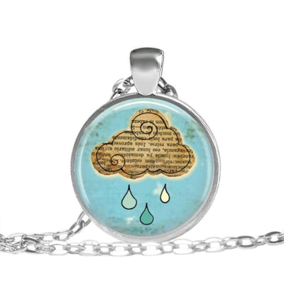 After the Storm - Love Lucy Blue & Silver Pendant
