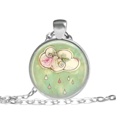 After the Storm - Love Lucy Pink & Silver Pendant