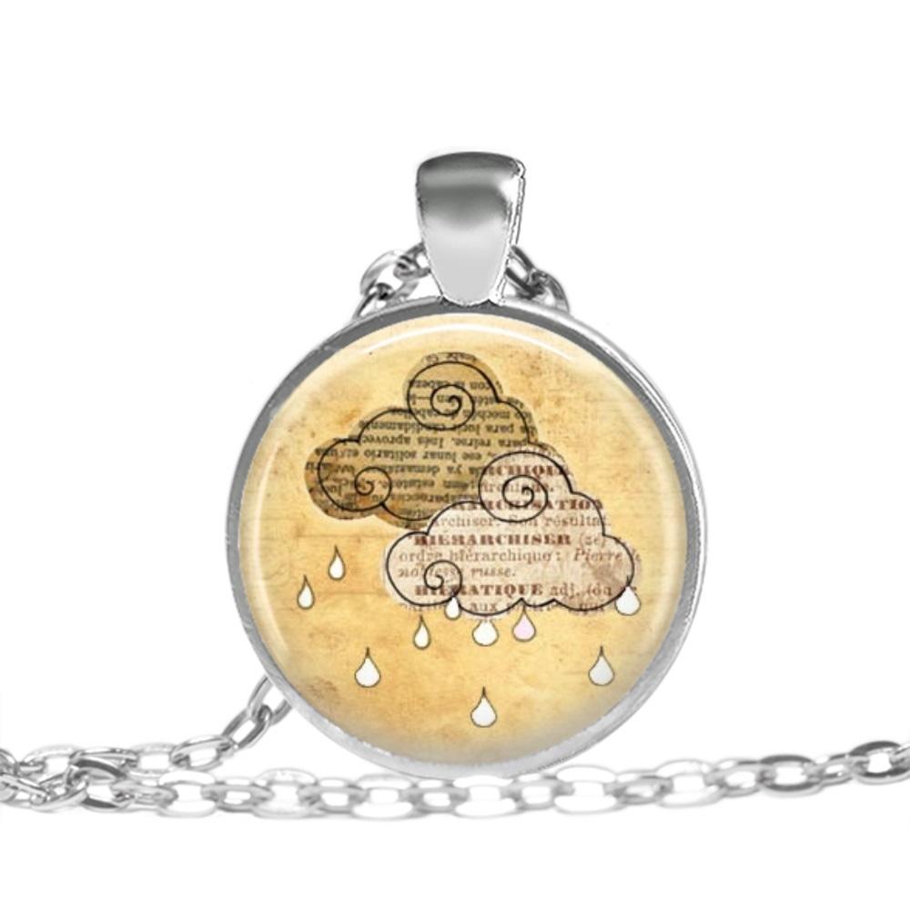 After the Storm - Love Lucy Green & Silver Pendant