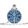 Family Tree - Modern - Love Lucy Silver Pendant