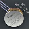 Personalised Memorial Christmas Bauble - Forever in our hearts
