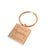 Hurry Home Mummy – Engraved rose gold square personalised keyring