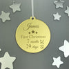Personalised My 1st Christmas Ornament - Mirror Acrylic