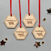 Wooden Simplicity Gift Tags for Christmas or birthdays - Maple (set of 4)