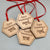 Personalised Simplicity Gift Tags for Christmas or birthdays (set of 4)