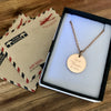 Silver Engraved Pendant featuring your child’s writing or drawing