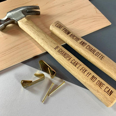 Personalised hammer - If Dad can't fix it no one can!