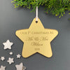 Personalised Christmas Decoration - Our First Christmas as Mr & Mrs