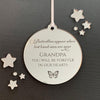 Personalised Memorial Christmas Ornament - Butterflies Appear