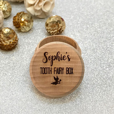 Personalised Tooth Fairy box - Script font