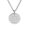 Silver Pendant – Gift for Mum
