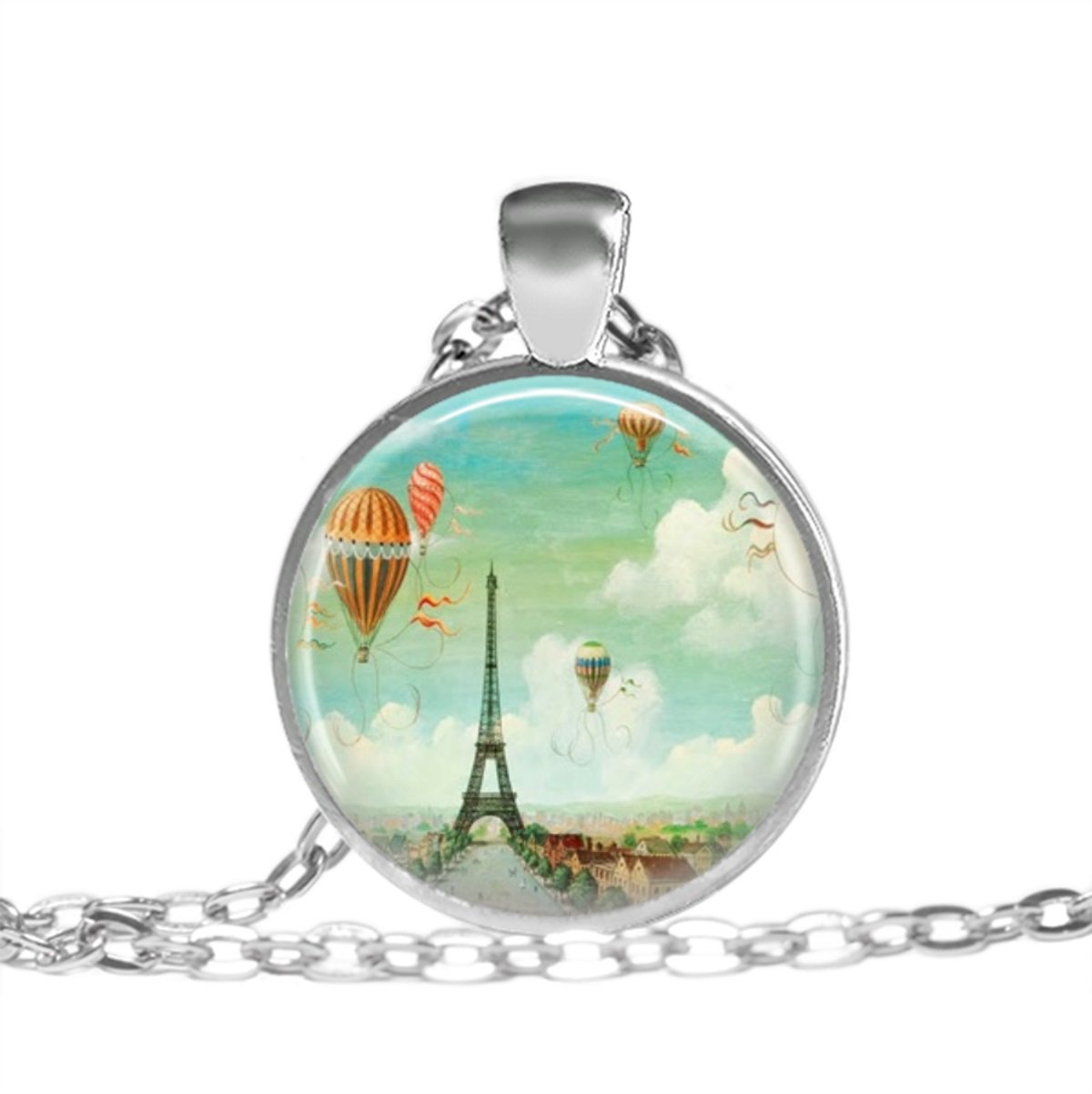 Wanderlust - Take Me to Paris - Love Lucy Silver Pendant