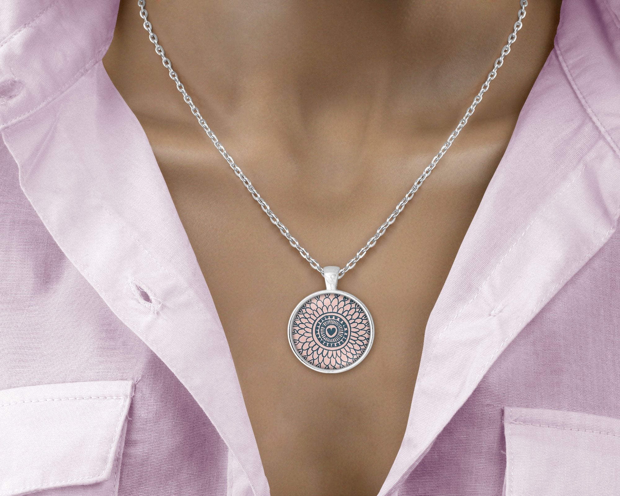 Heart Mandala - Love Lucy Pendant